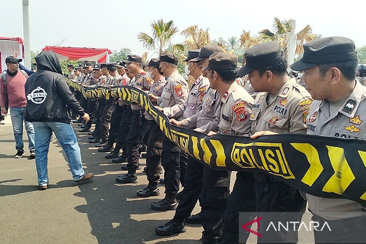 Polres Metro Depok gelar simulasi pengamanan pemilu 2024