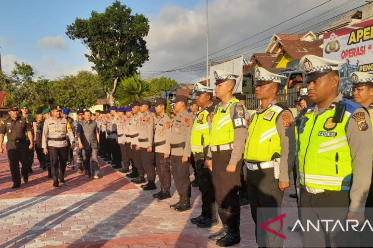 Sebanyak 360 personel gabungan pengamanan Operasi Mantap Brata Anoa 2024 di Baubau