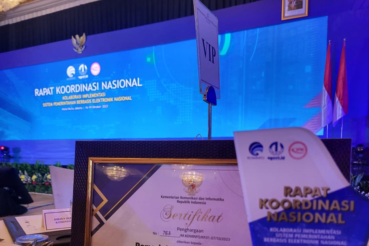 Kemenkominfo beri penghargaan kepada kontributor terbaik untuk Kabupaten Gowa