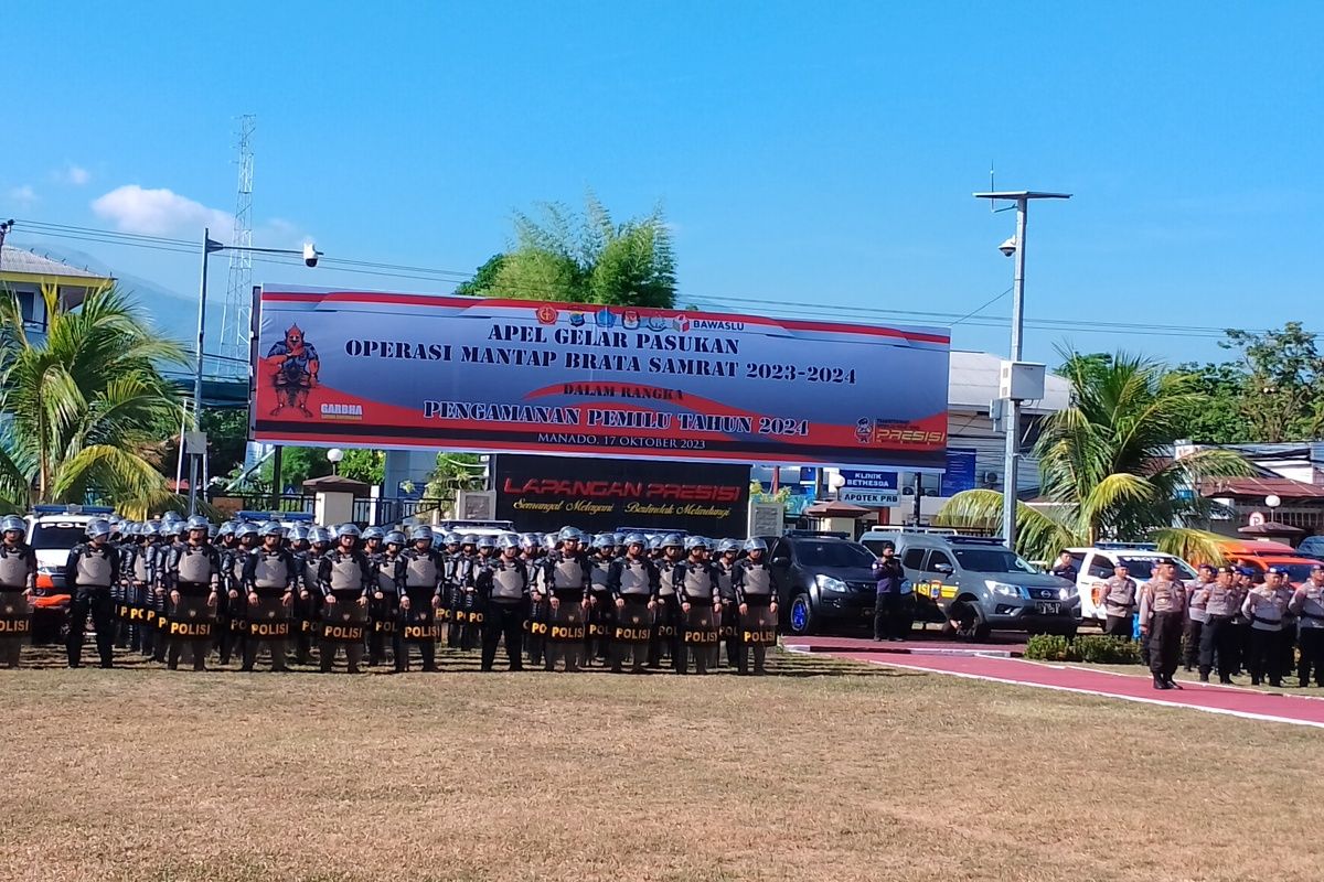 Polda Sulut kerahkan 6.000 personel Operasi Mantap Brata