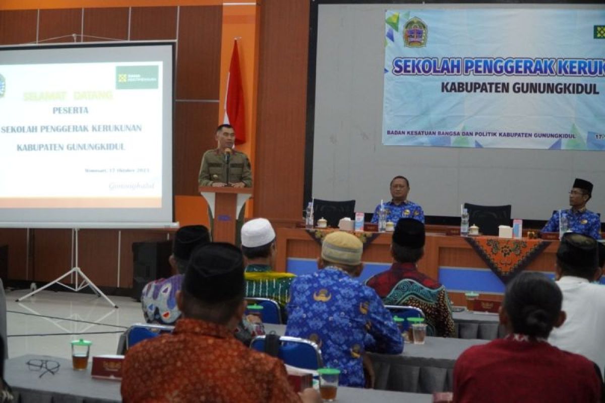 Pemkab Gunungkidul selenggarakan sekolah penggerak kerukunan jaga kerukunan