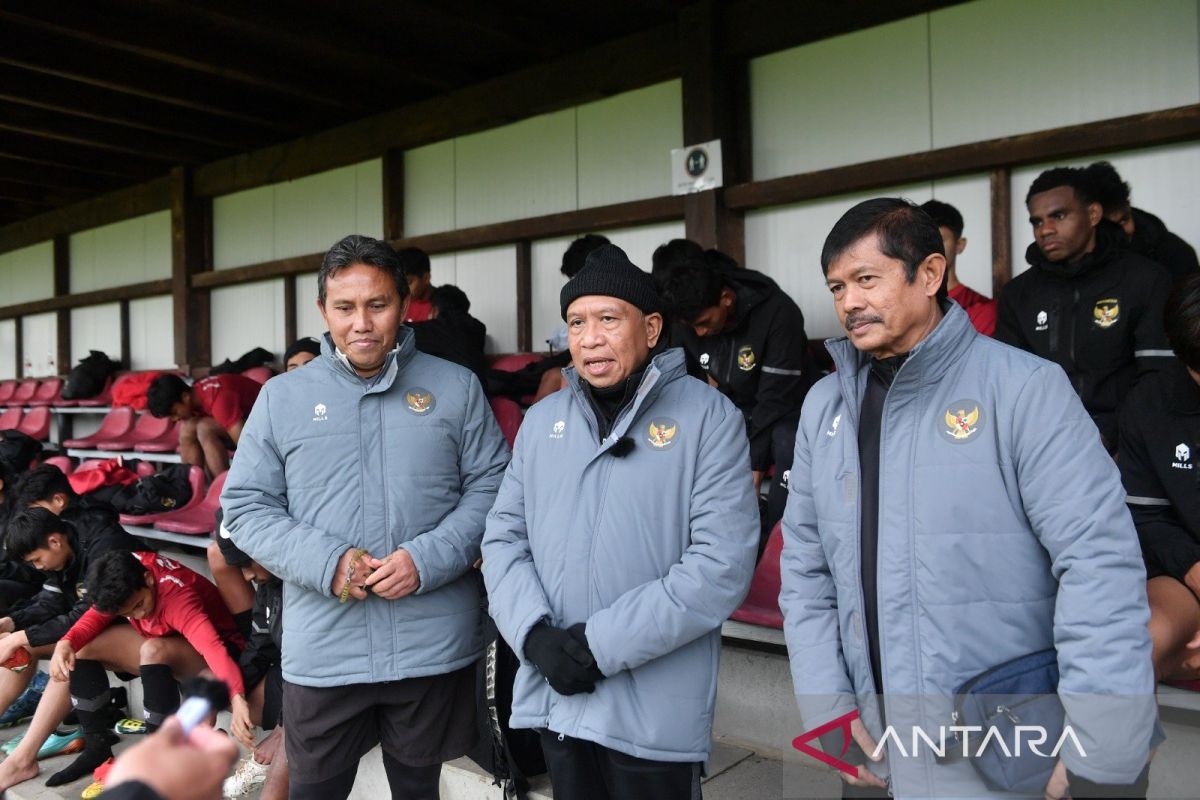 Zainudin Amali beri suntikan motivasi kepada pemain timnas Indonesia U-17