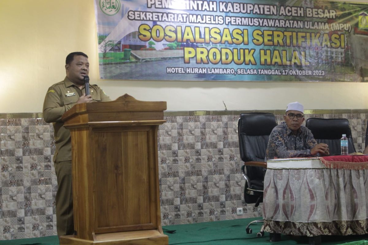 Pelaku usaha di Aceh besar dibekali sertifikasi produk halal
