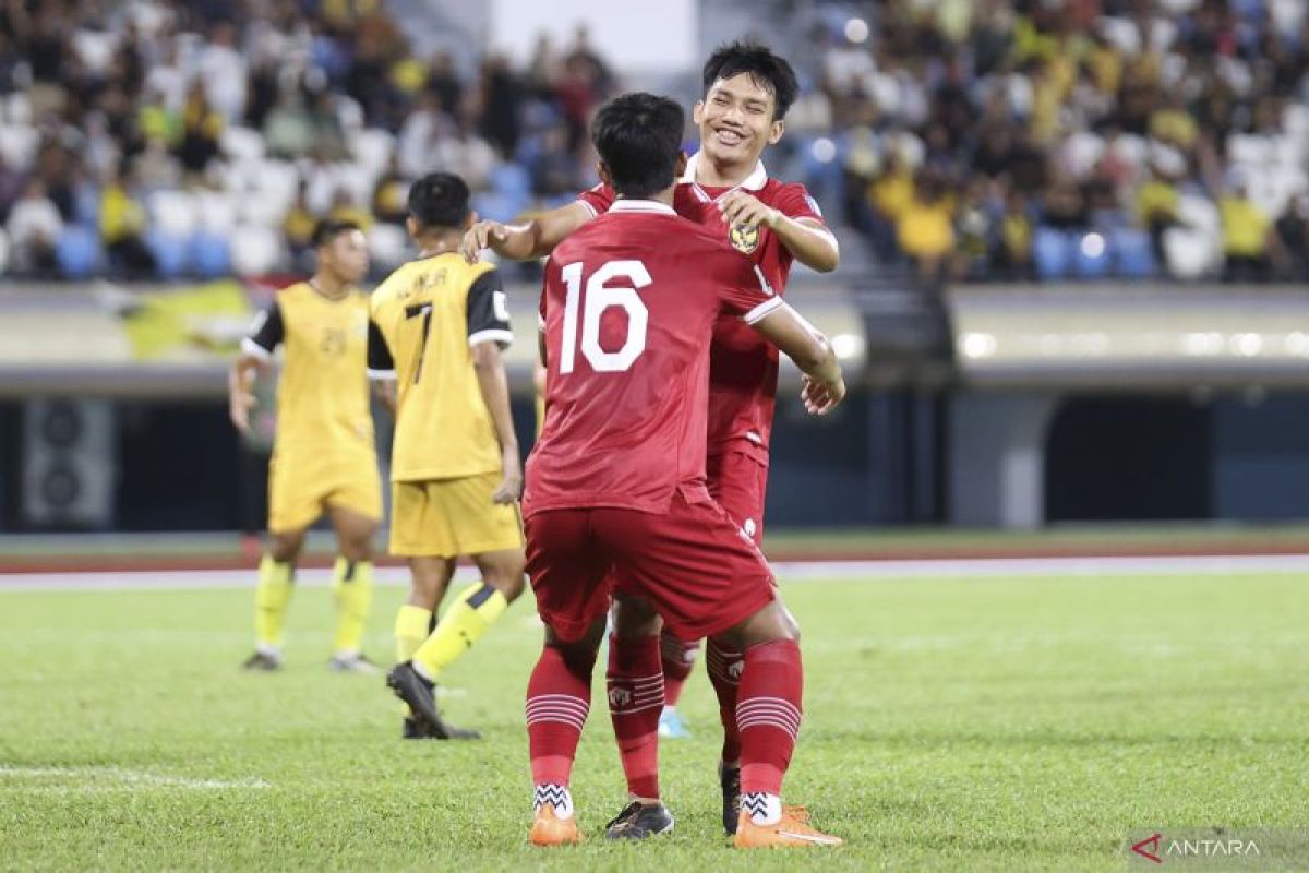 Indonesia kembali bekuk Brunei dengan skor 6-0