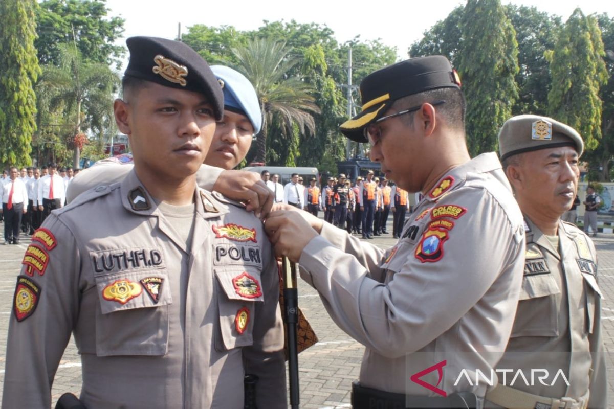 Polres Situbondo cek kesiapan personel untuk Operasi Mantap Brata