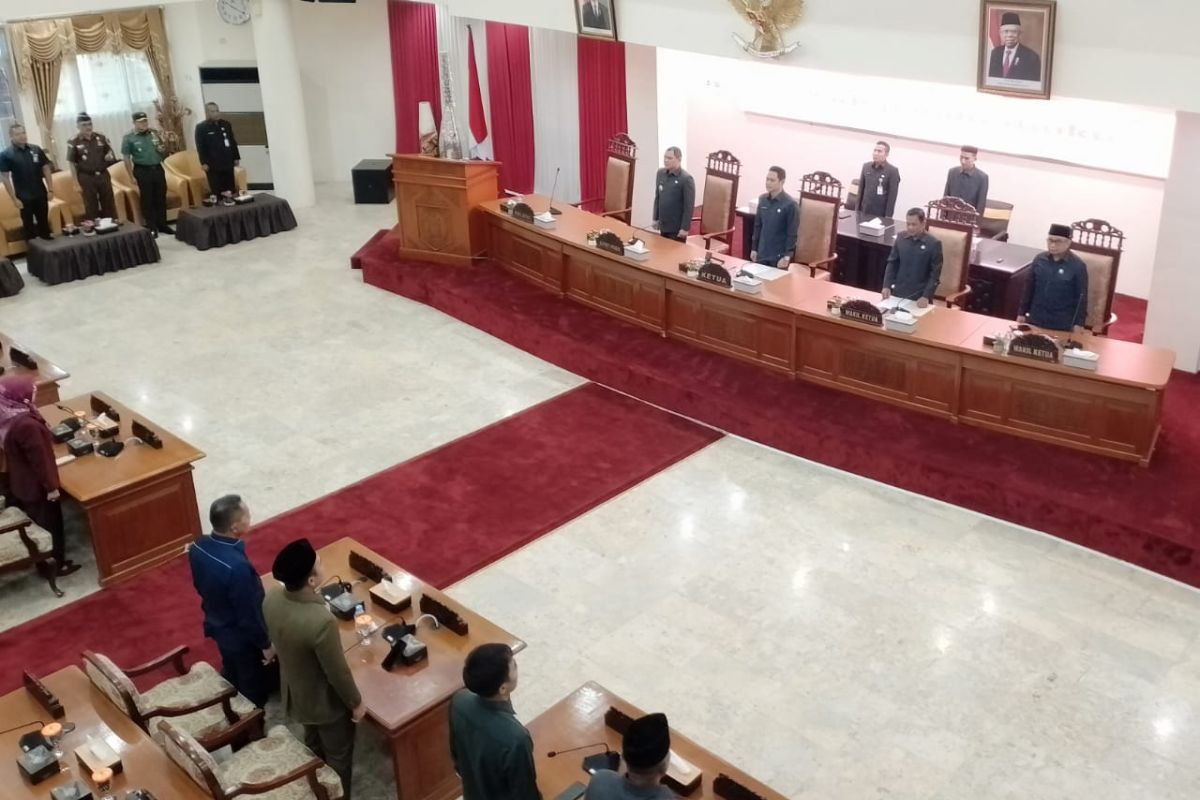 Fraksi di DPRD Paser sampaikan pandangan terhadap Raperda APBD 2024