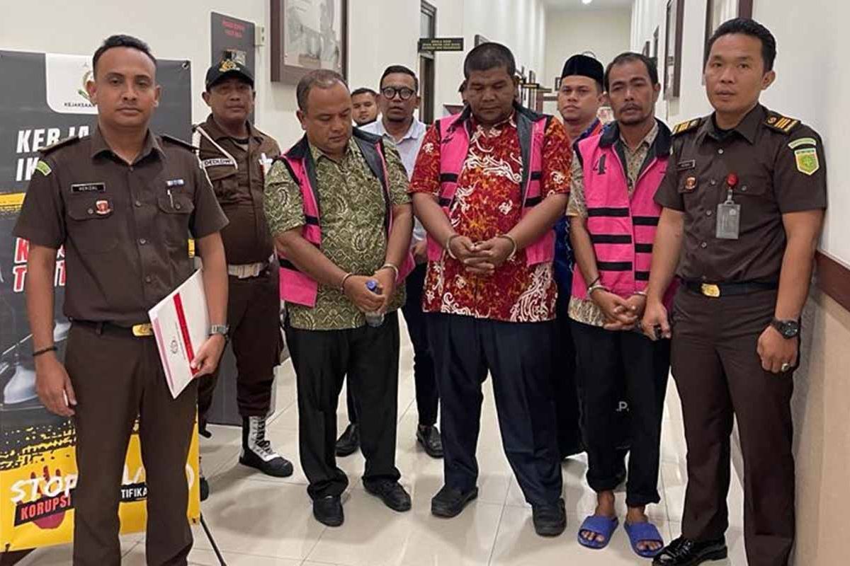 Kejati Aceh tahan tiga tersangka korupsi pengadaan sapi Rp2,37 miliar di Aceh Tenggara