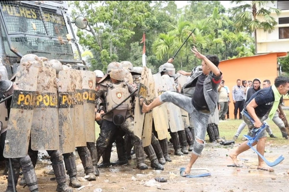 Polisi di Sekadau gelar simulasi pengamanan Pemilu