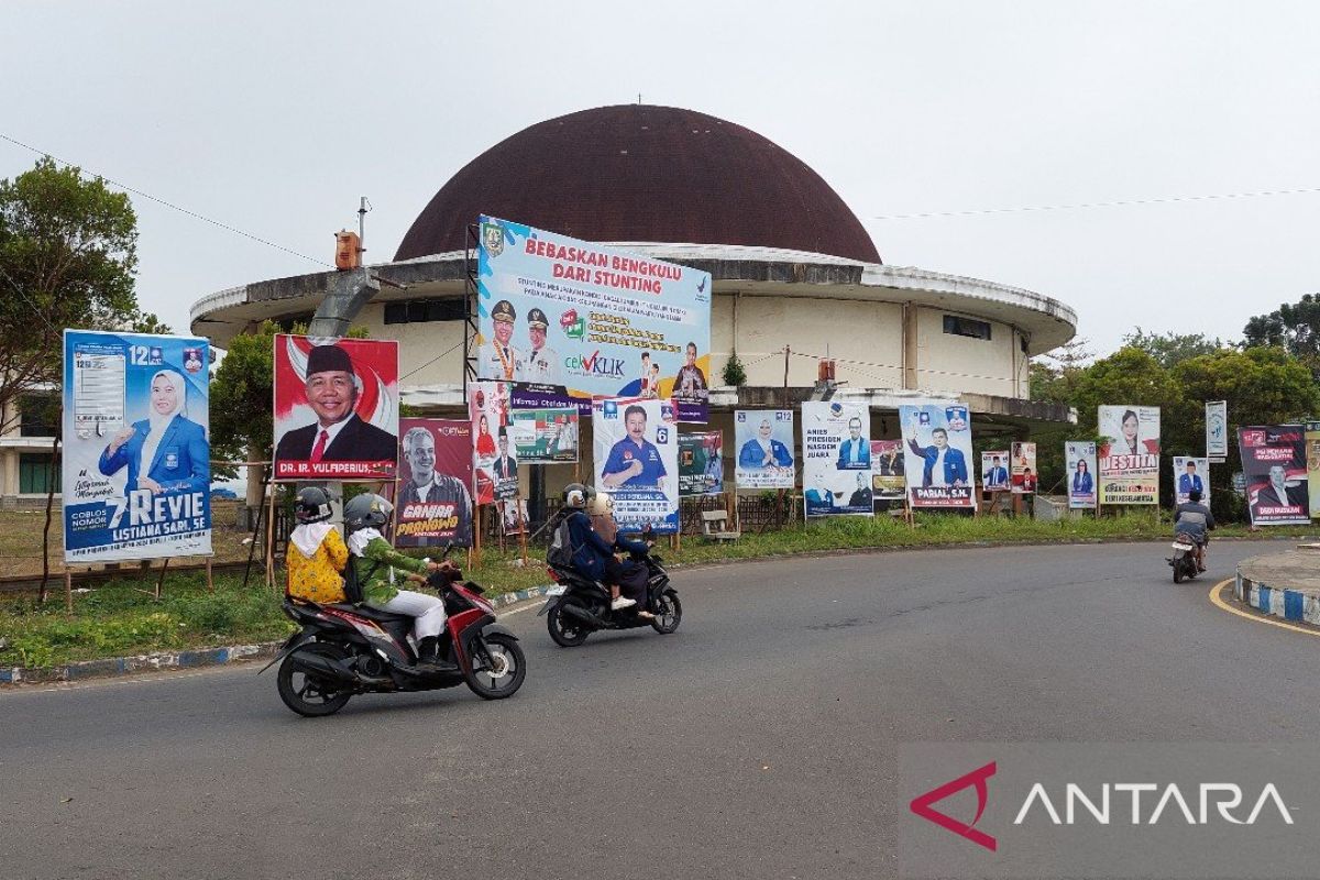 KPU Bengkulu: Penertiban APK di luar jadwal kampanye wewenang pemda
