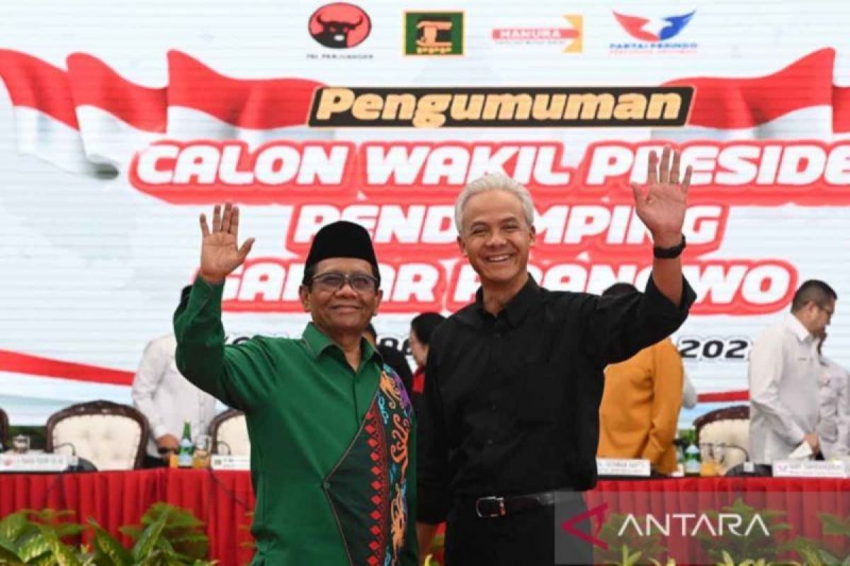 Duet Ganjar Pranowo-Mahfud MD - ANTARA News Jawa Timur