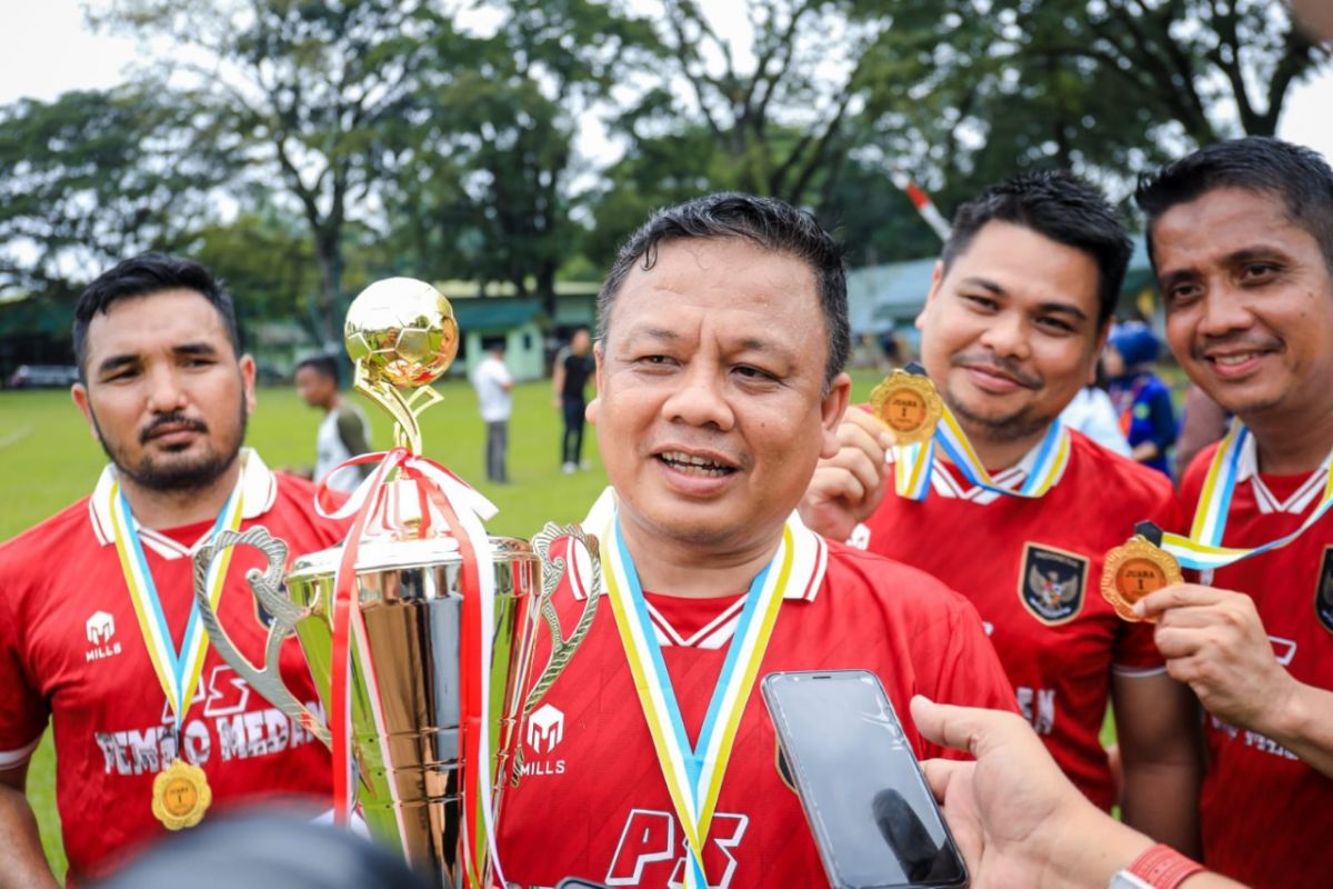 Tim Pemkot Medan juarai sepak bola Komwil I Apeksi lima provinsi