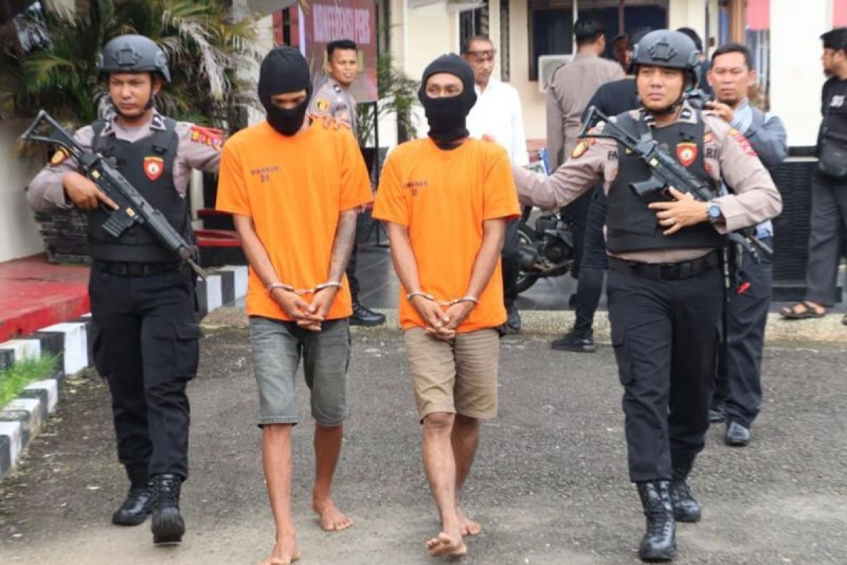 Polres Agam tangkap dua pelaku Curanmor di Pekanbaru Riau