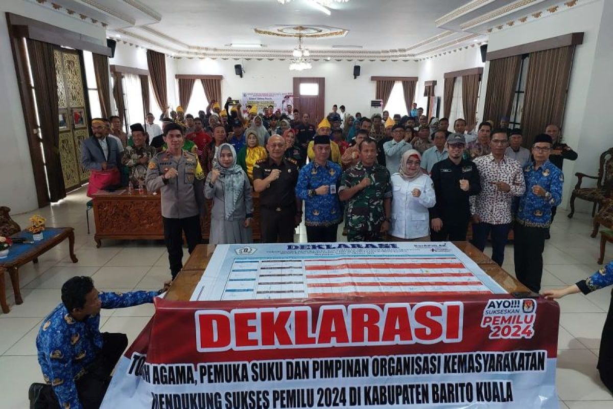 Sekda Batola: Deklarasi Pemilu Damai 2024 satukan tekad pemerintah