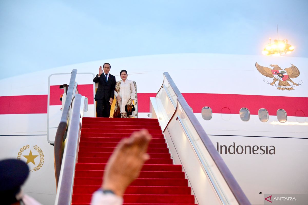 Presiden Jokowi lanjutkan kunjungan kenegaraan ke Riyadh Arab Saudi