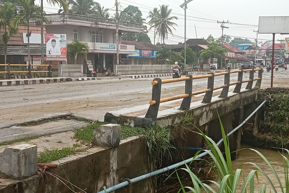 Pemkab Pasaman diminta perbaiki jembatan Panapa yang terancam ambruk