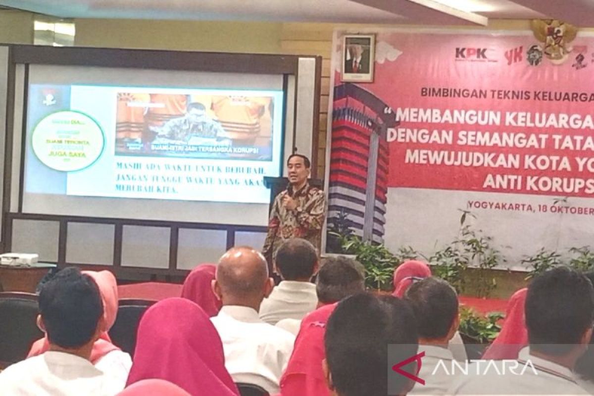 KPK: Istri ASN Pemkot Yogyakarta wajib tanya asal penghasilan suami