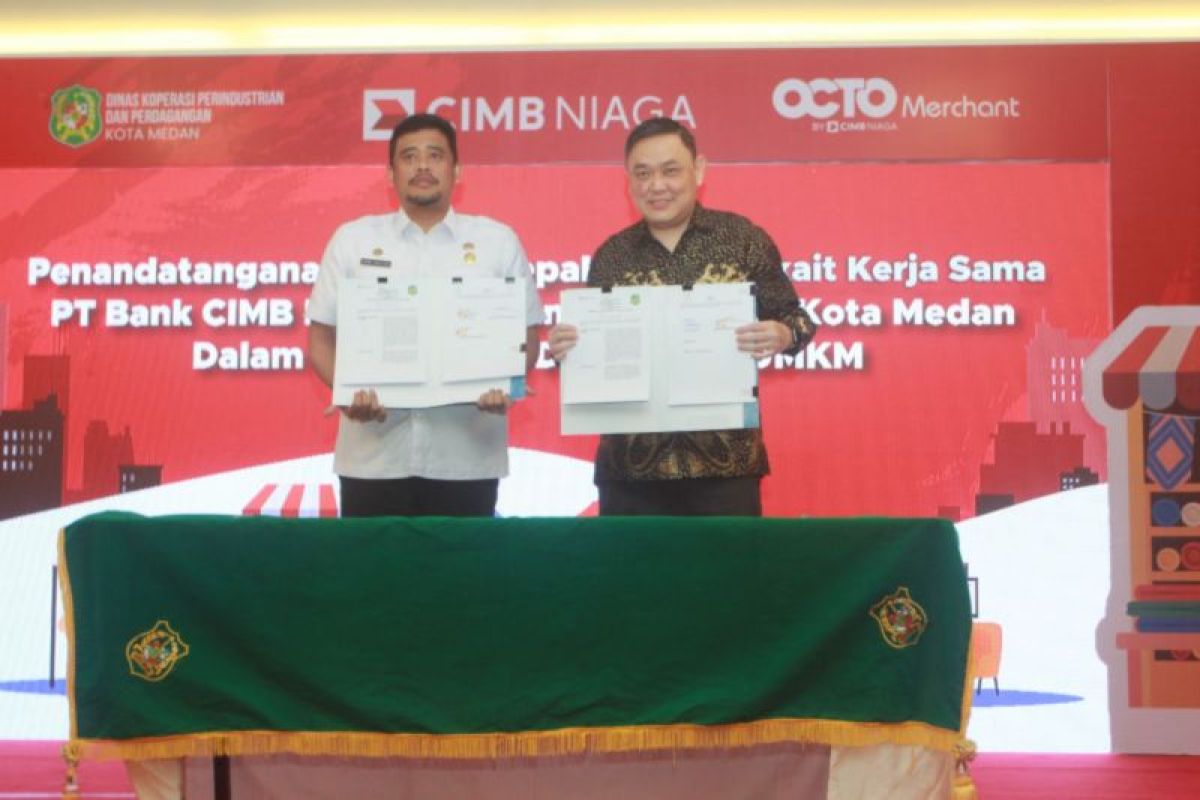 CIMB Niaga - Pemkot Medan kerja sama dukung digitalisasi merchant UMKM lewat OCTO Merchant
