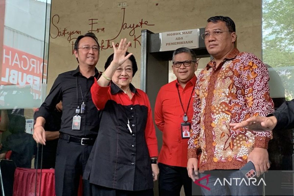 Megawati tiba di Kantor PDIP jelang penetapan bacawapres