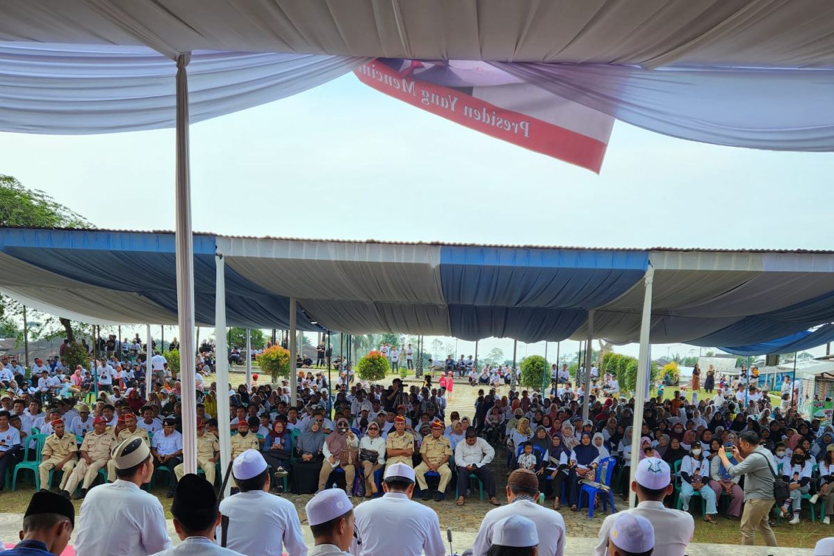 Prabowo dapat dukungan petani dan nelayan di Batang