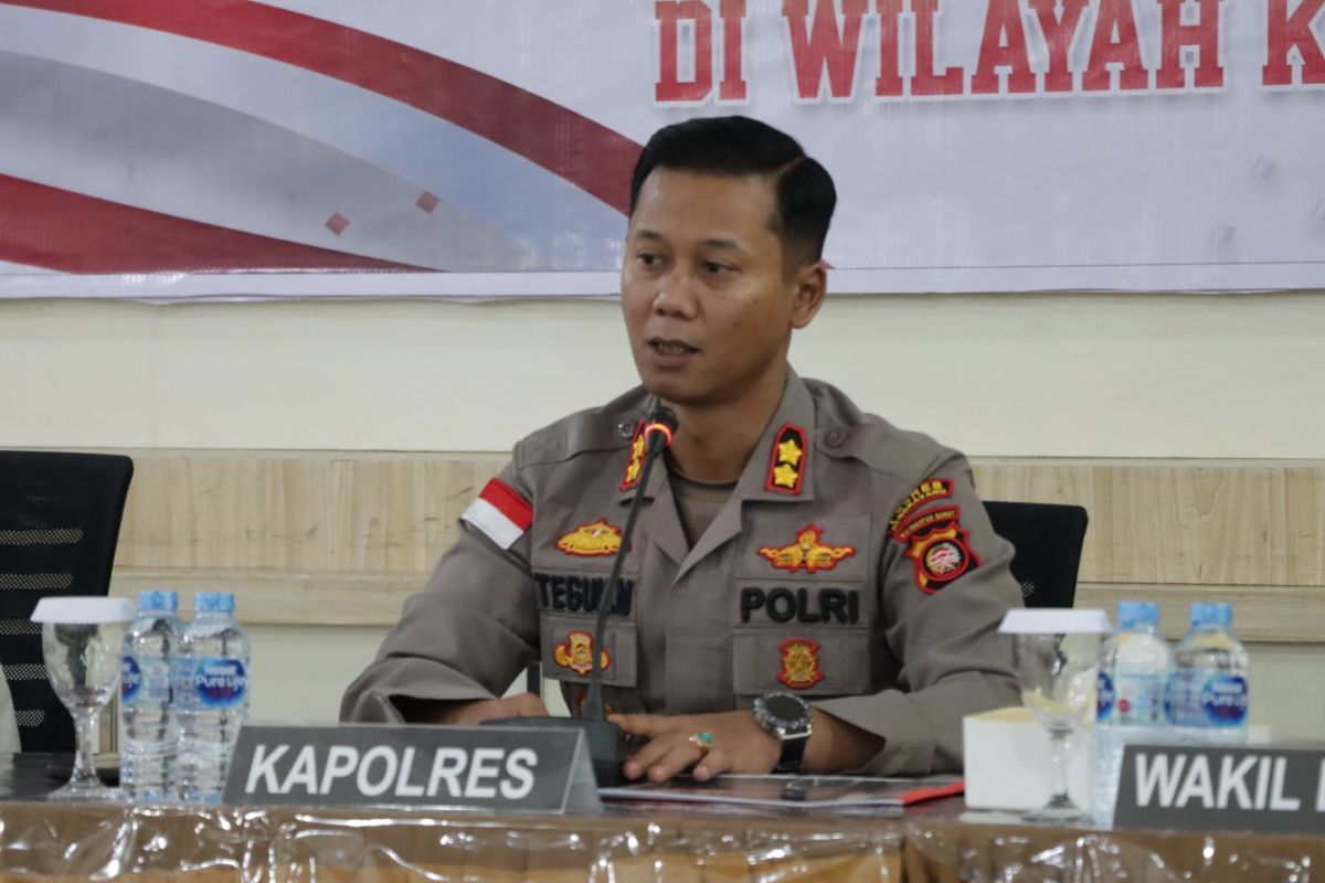 Polisi di Bengkayang samakan persepsi sukseskan Pemilu 2024