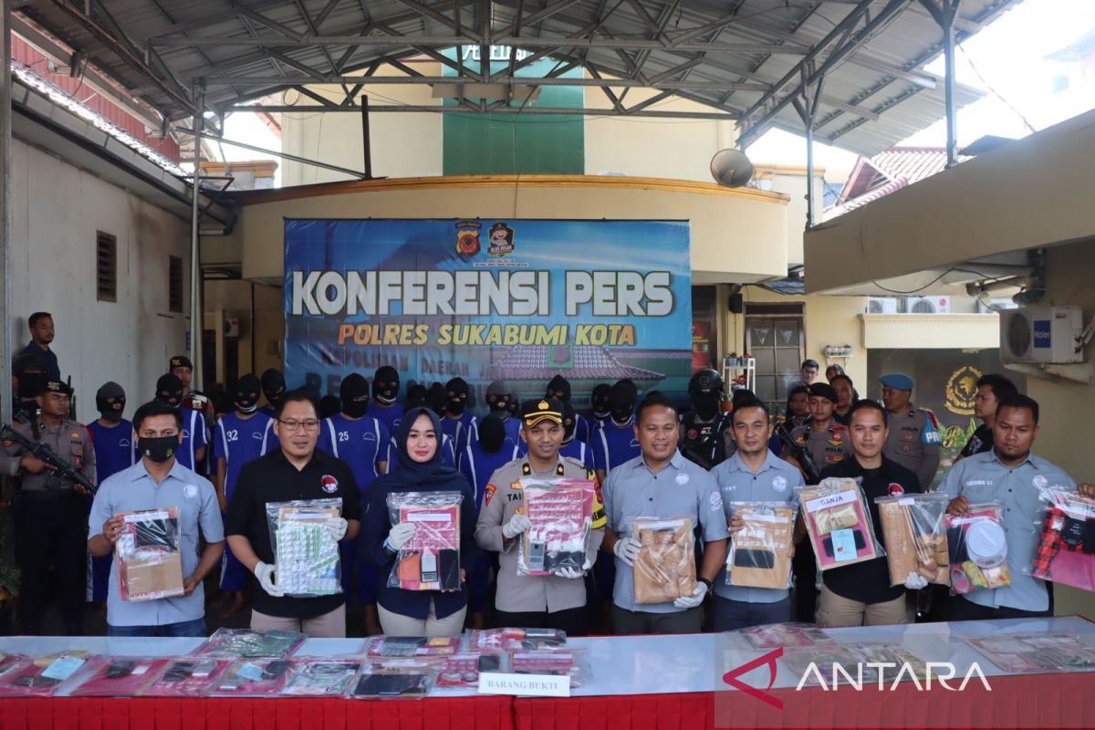 Polres Sukabumi tangkap puluhan pengedar dan pengguna narkoba  dalam tiga bulan
