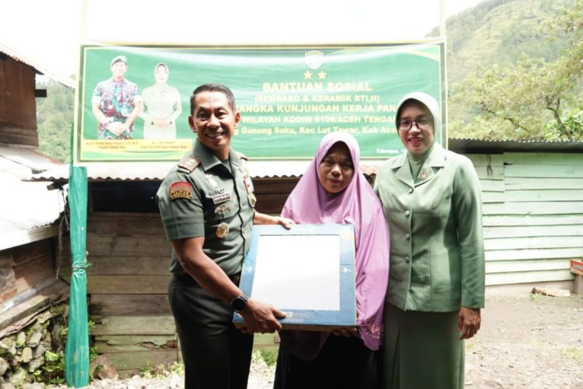 Pangdam serahkan RTLH di pelosok Aceh