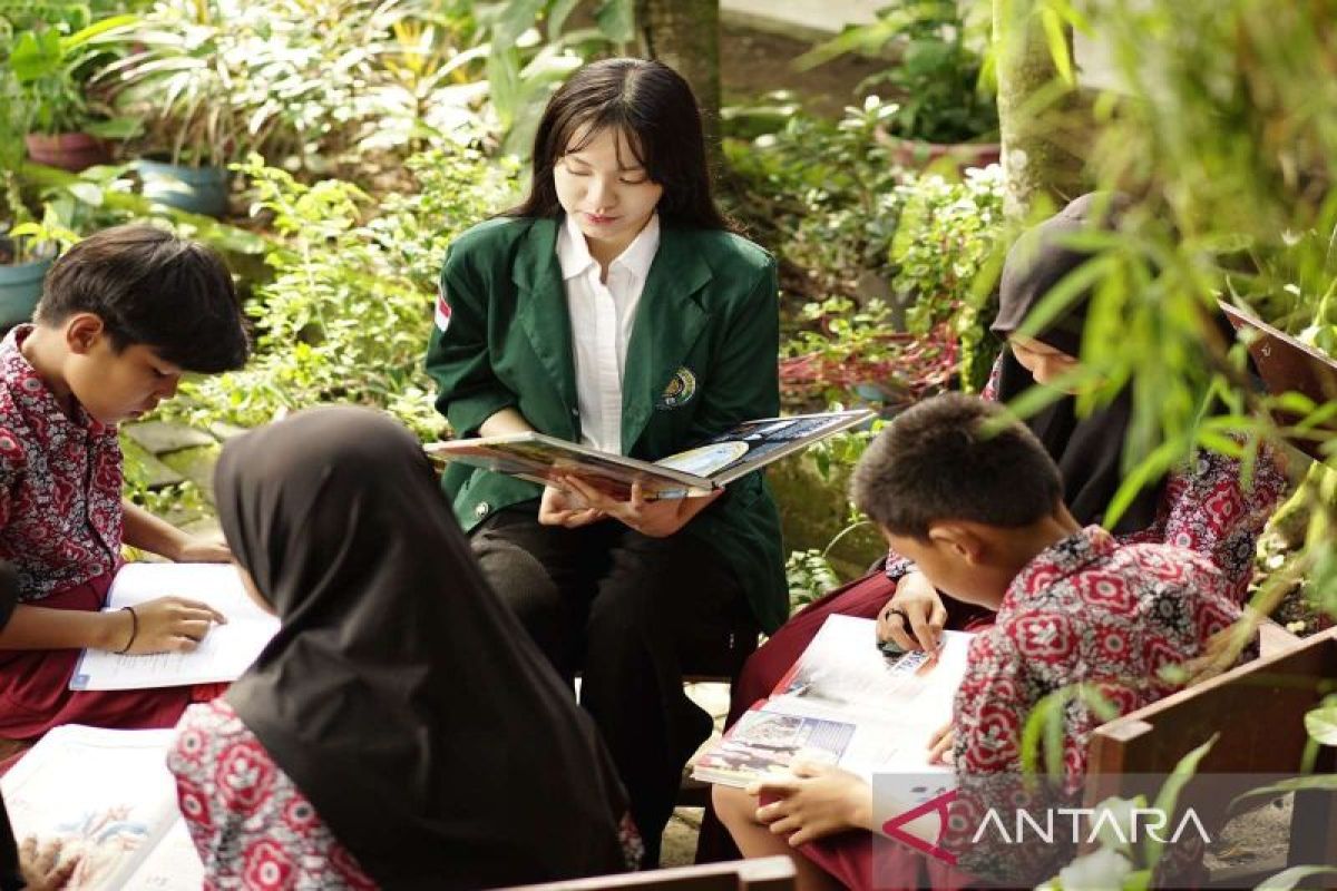 Mahasiswi USU laksanakan program kampus mengajar di Deli Serdang