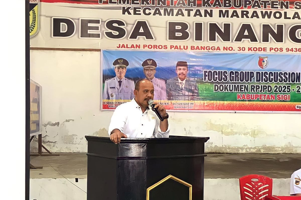 Pemkab-Sigi minta masyarakat beri masukan terhadap dokumen RPJPD