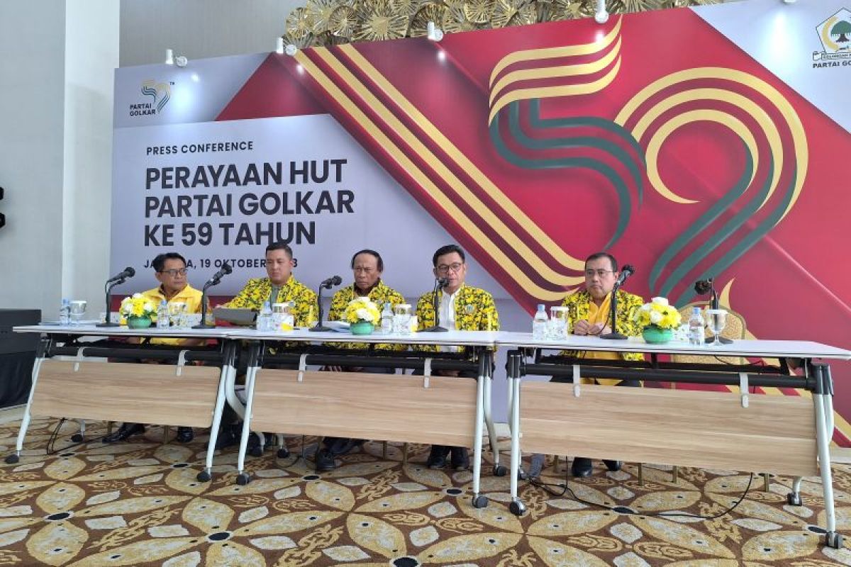 Golkar undang Presiden Jokowi dan ketum parpol KIM peringati HUT ke-59