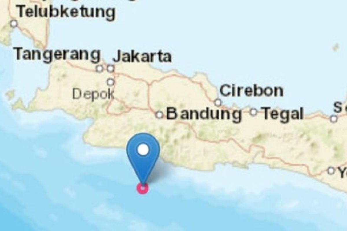 Gempa magnitudo 5,6 guncang wilayah barat daya Garut