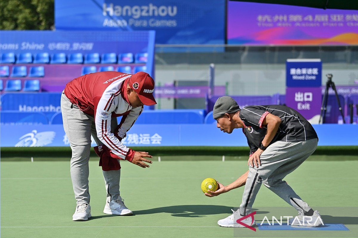 Atlet Lawn Bowls jajal lapangan di APG Hangzhou
