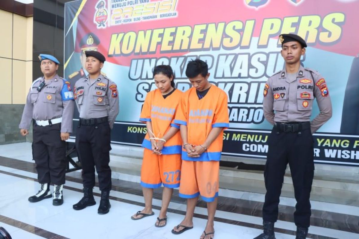 Petugas Polresta Sidoarjo tangkap pasangan pembobol ATM