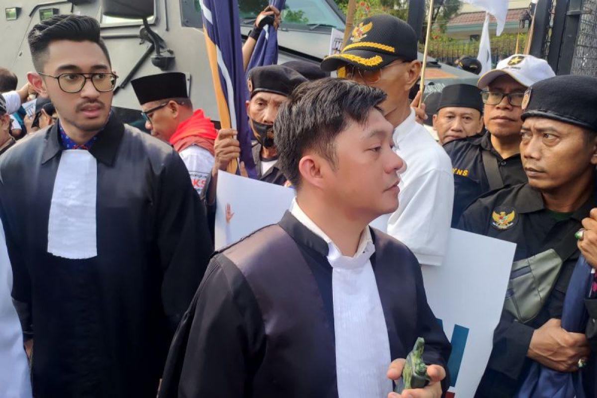 Ratusan pengacara kawal pendaftaran pasangan Anies-Muhaimin ke KPU