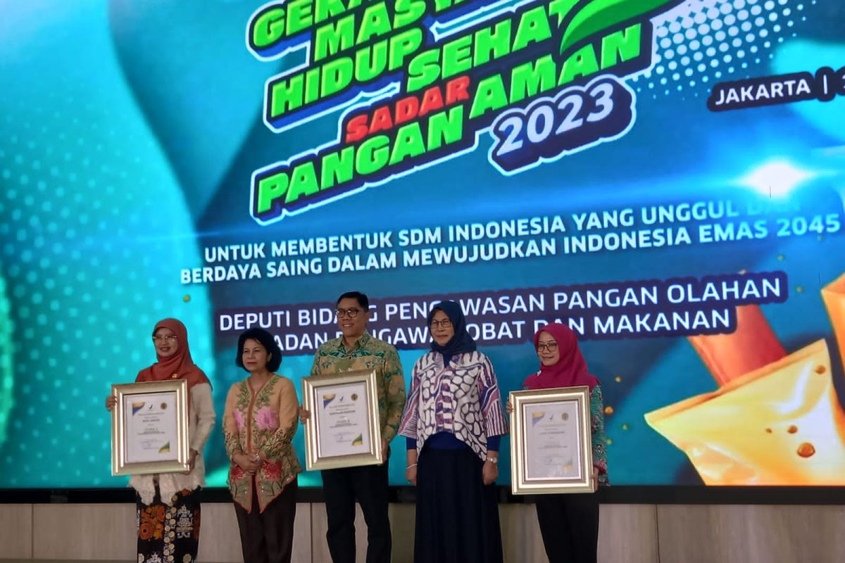 Kota Tangerang raih penghargaan kota pangan aman terbaik dari BPOM