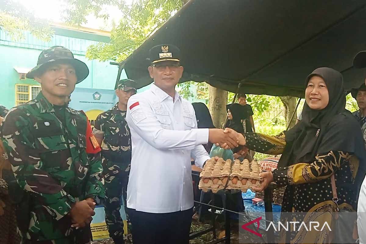 Pemkab Aceh Selatan gelar pasar murah tekan inflasi