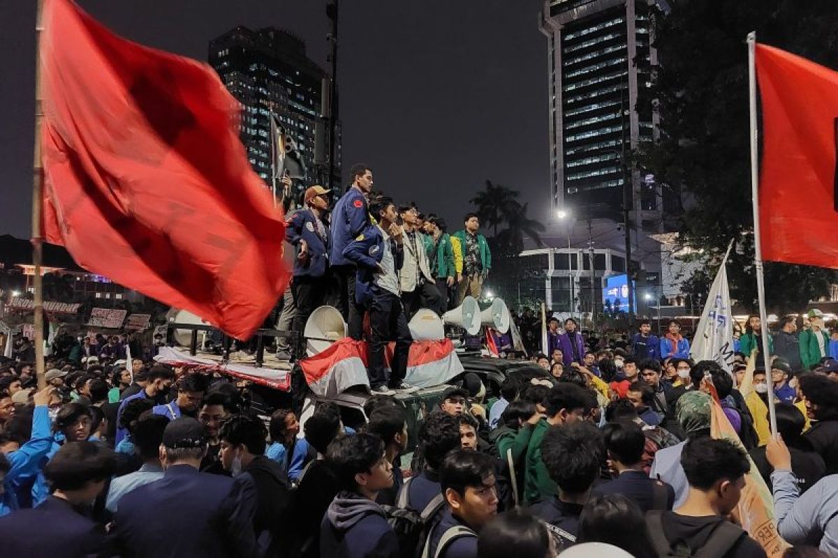 Peserta demo aliansi BEM SI yang ditangkap telah dibebaskan