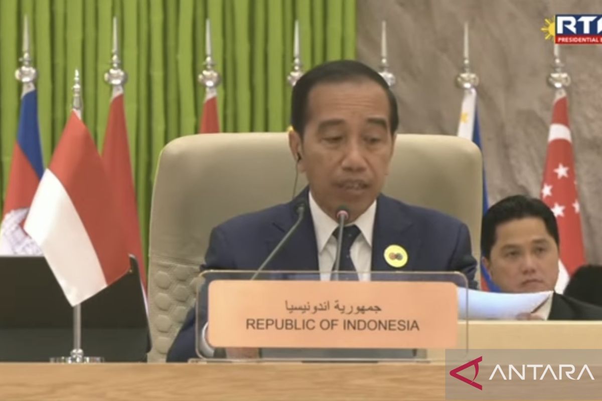 Presiden Jokowi bahas penguatan kerja sama ekonomi dalam KTT ASEAN-GCC