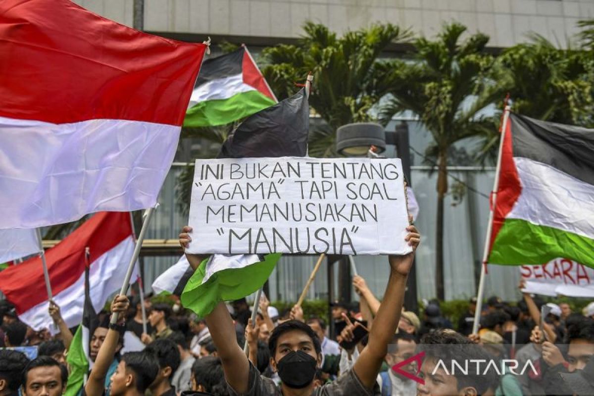 Aksi Solidaritas Untuk Palestina Di Jakarta - ANTARA News