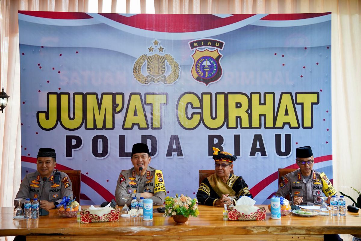Jumat curhat, Kapolda Riau tampung keluhan masyarakat Kampar dari judi online hingga aliran sesat