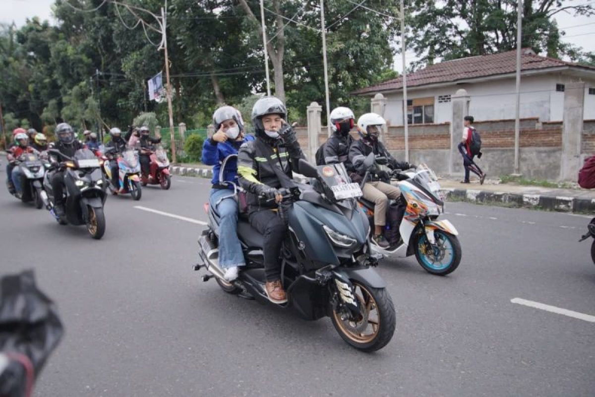 MAXi Yamaha Day 2023 Area Sumut pecah rekor, ribuan biker padati Geosite Sipinsur