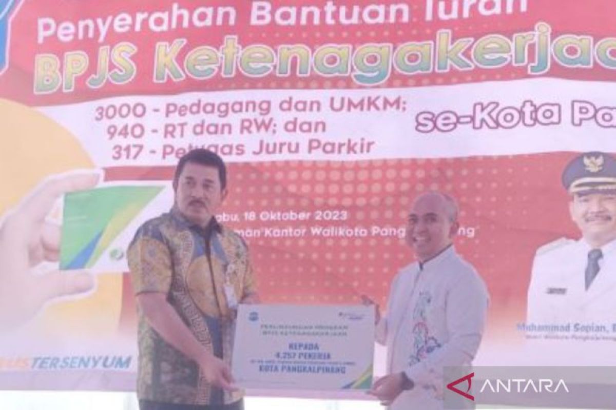 Pangkalpinang fasilitasi jaminan sosial 4.257 pekerja informal