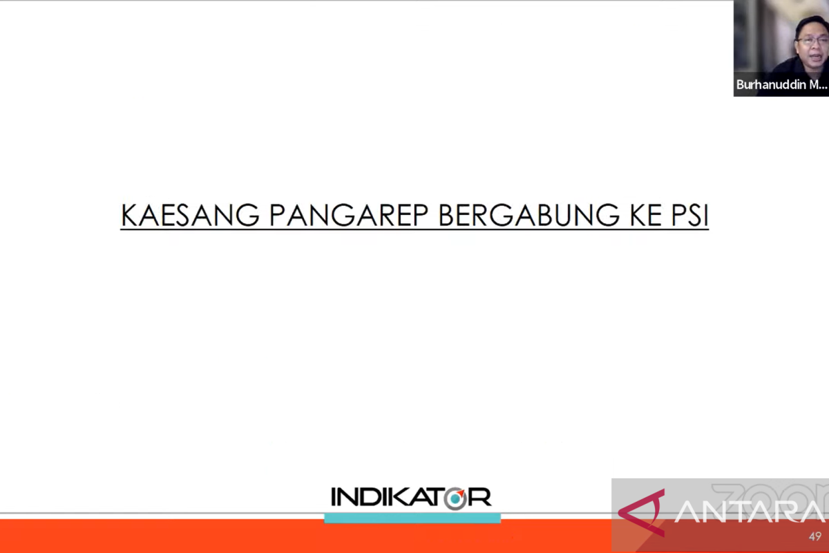 Survei Indikator: Mayoritas yakin Kaesang gabung PSI keputusan pribadi