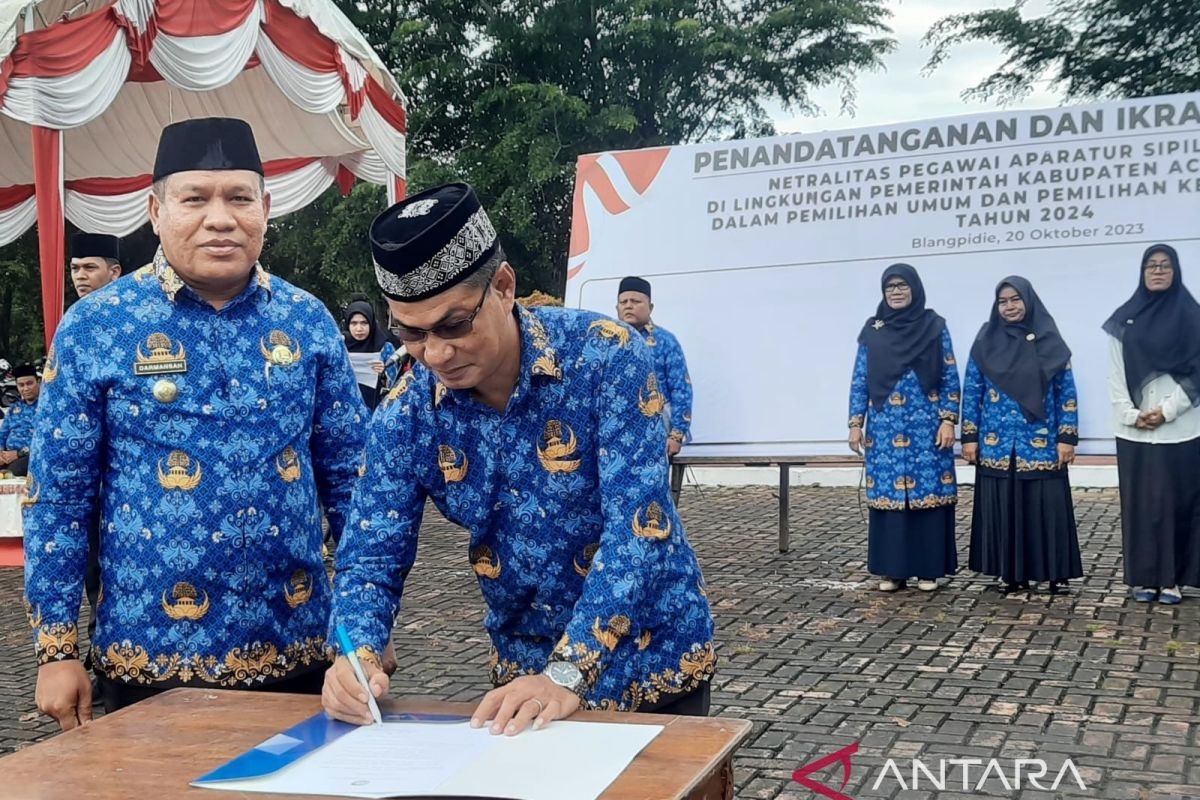 Bupati Abdya bentuk tim netralitas ASN pada Pemilu 2024