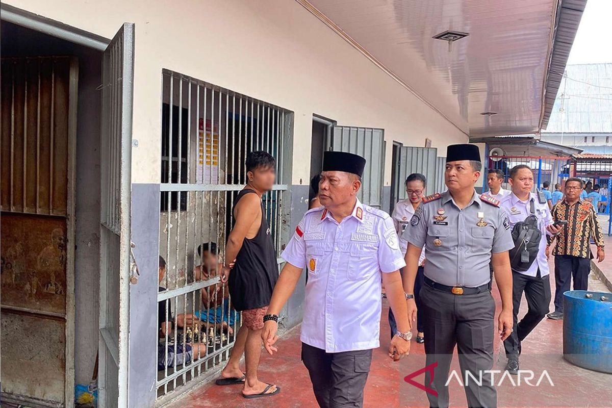 Kakanwil Kemenkumham sidak Lapas Narkotika Langkat