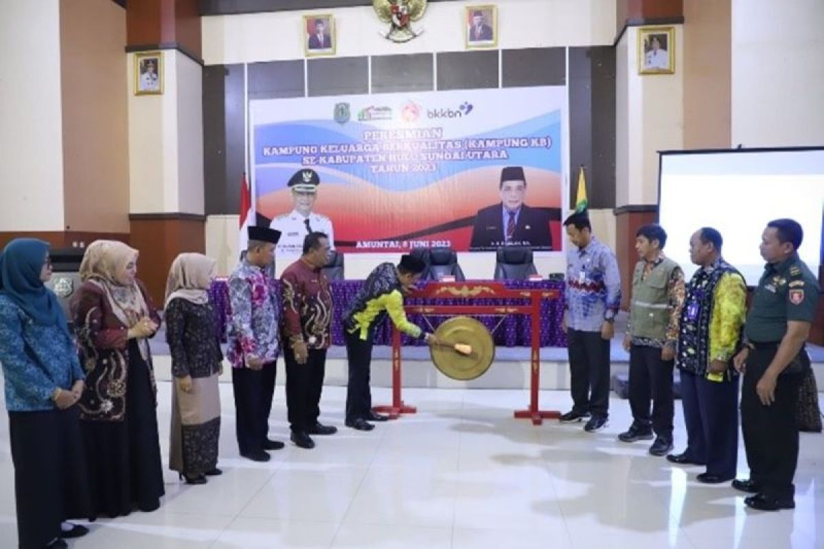 DPPKB Launching 219 Kampung KB Desa Kelurahan di HSU