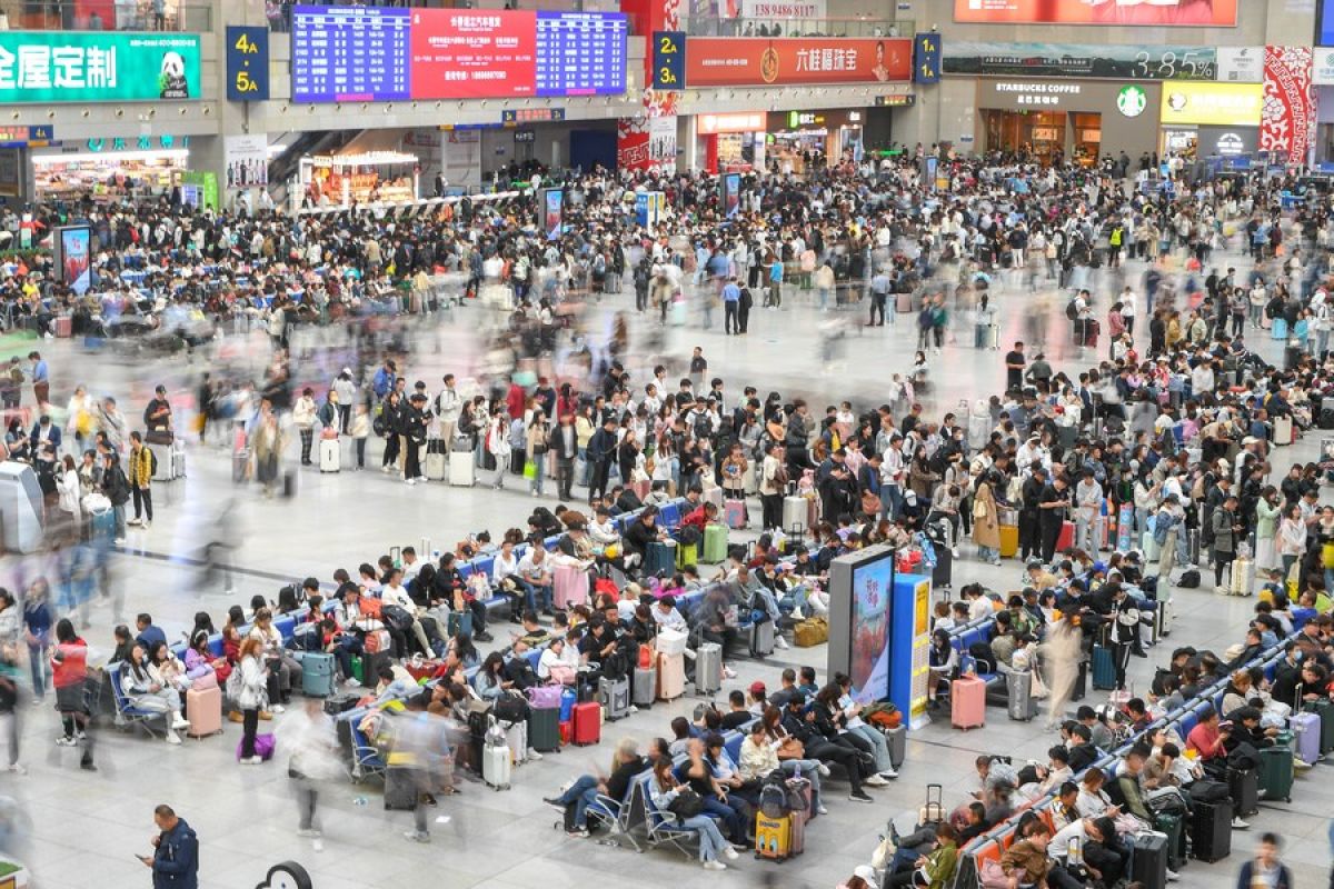 Perkeretaapian China catat 1,15 miliar perjalanan di Q3 2023
