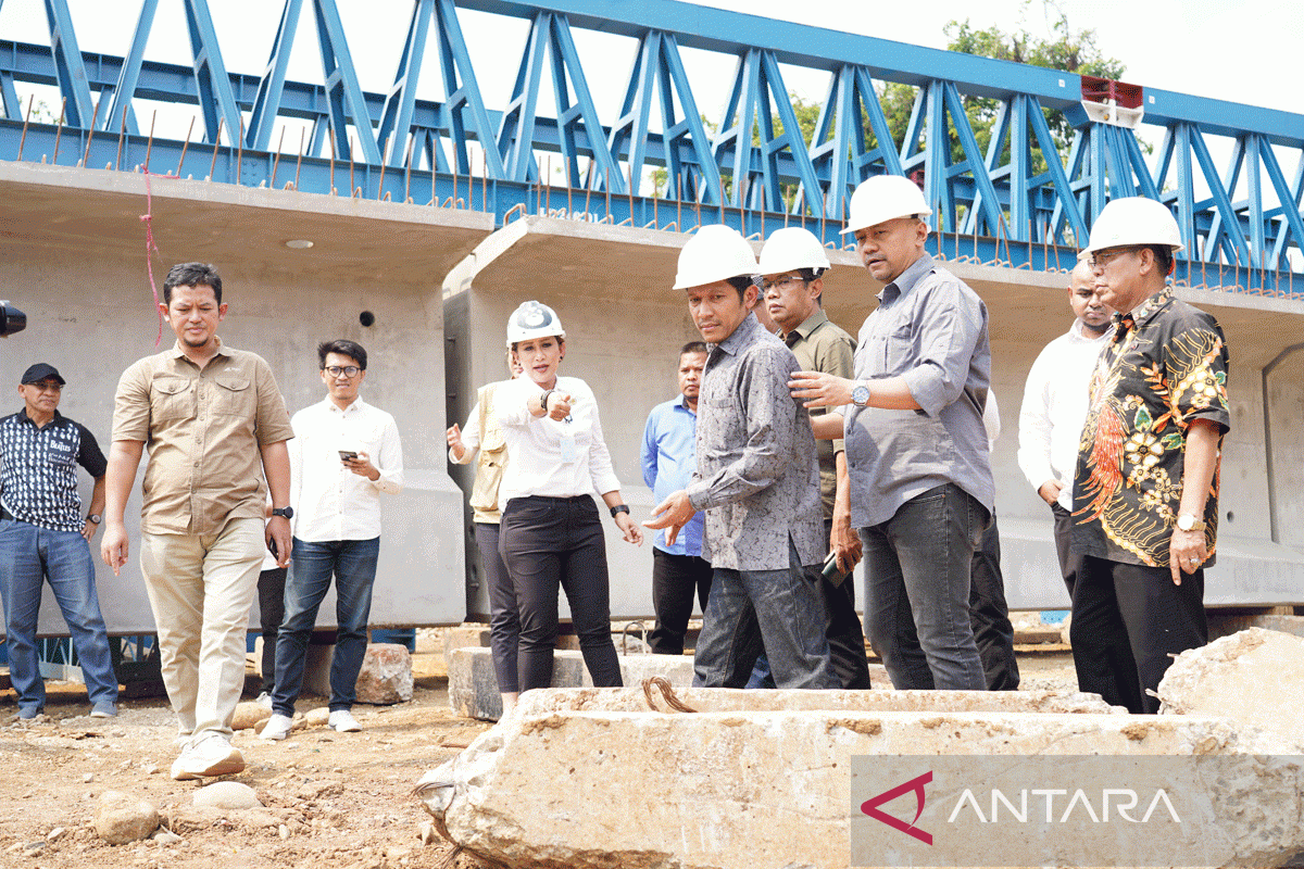 Sidak pembangunan Jembatan Otista, Komisi III minta kepastian pengerjaan selesai tepat waktu