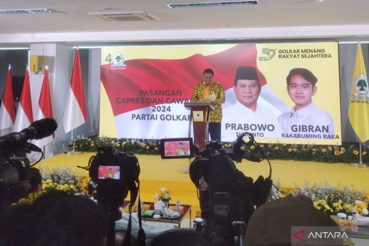 Partai Golkar usulkan Gibran jadi bacawapres pendamping Prabowo