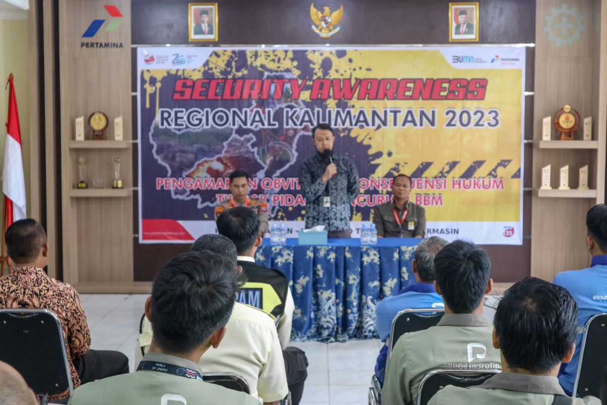 IT Banjarmasin sosialisasi security awareness kepada internal dan eksternal Pertamina