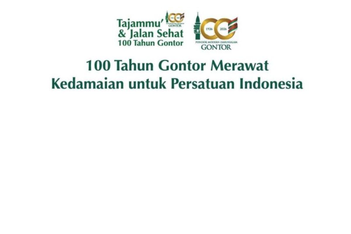 Peringatan 100 tahun Gontor untuk kedamaian dan persatuan Indonesia